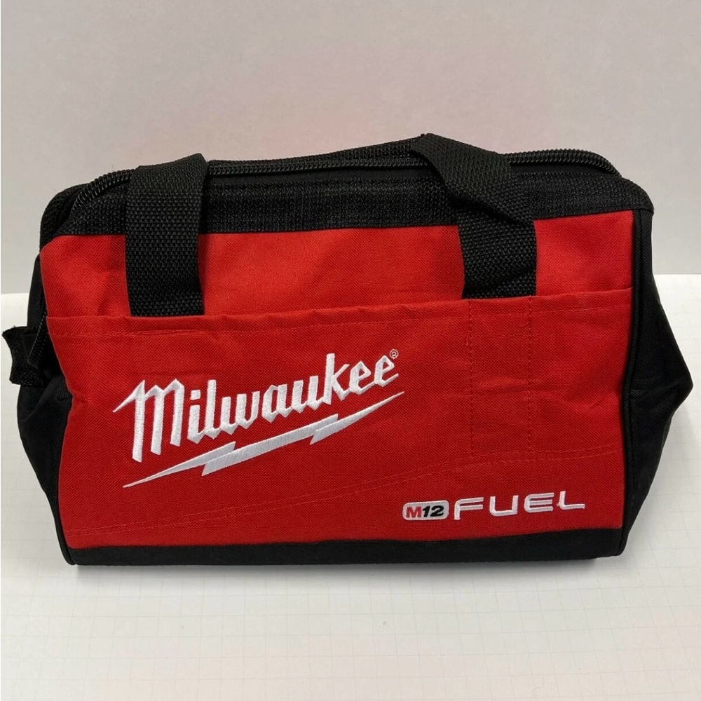 Milwaukee Red and Black Duffel Bag